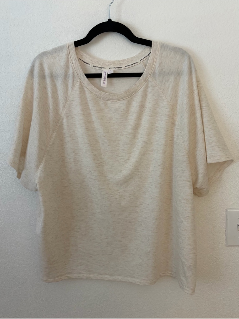 Size 2X Super Soft Knit Oatmeal Shorts Lounge Set